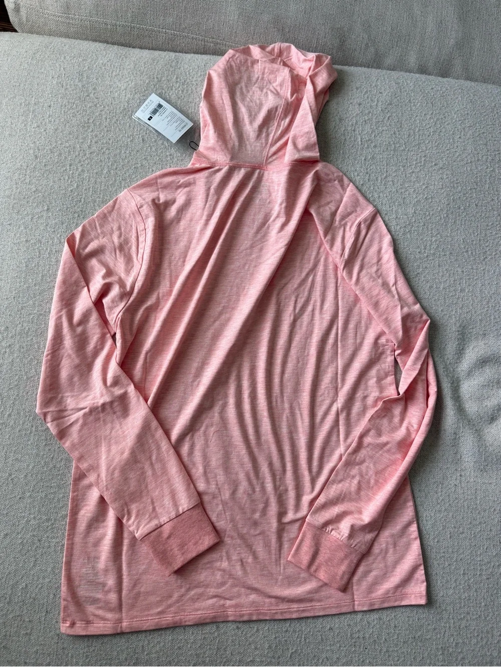 NWT! 2UNDR Men’s Light Pink Lightweight Pullover - Small